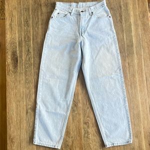 ✨Brittania Vintage 90’s Highwaisted Loose Fit Jeans Light Wash Waist 29